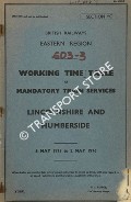 Book cover of Working Time Table of Mandatory Train Services - Section YC - Lincolnshire and Humberside - 5 May 1975 to 2 May 1976 by British Railways Eastern Region